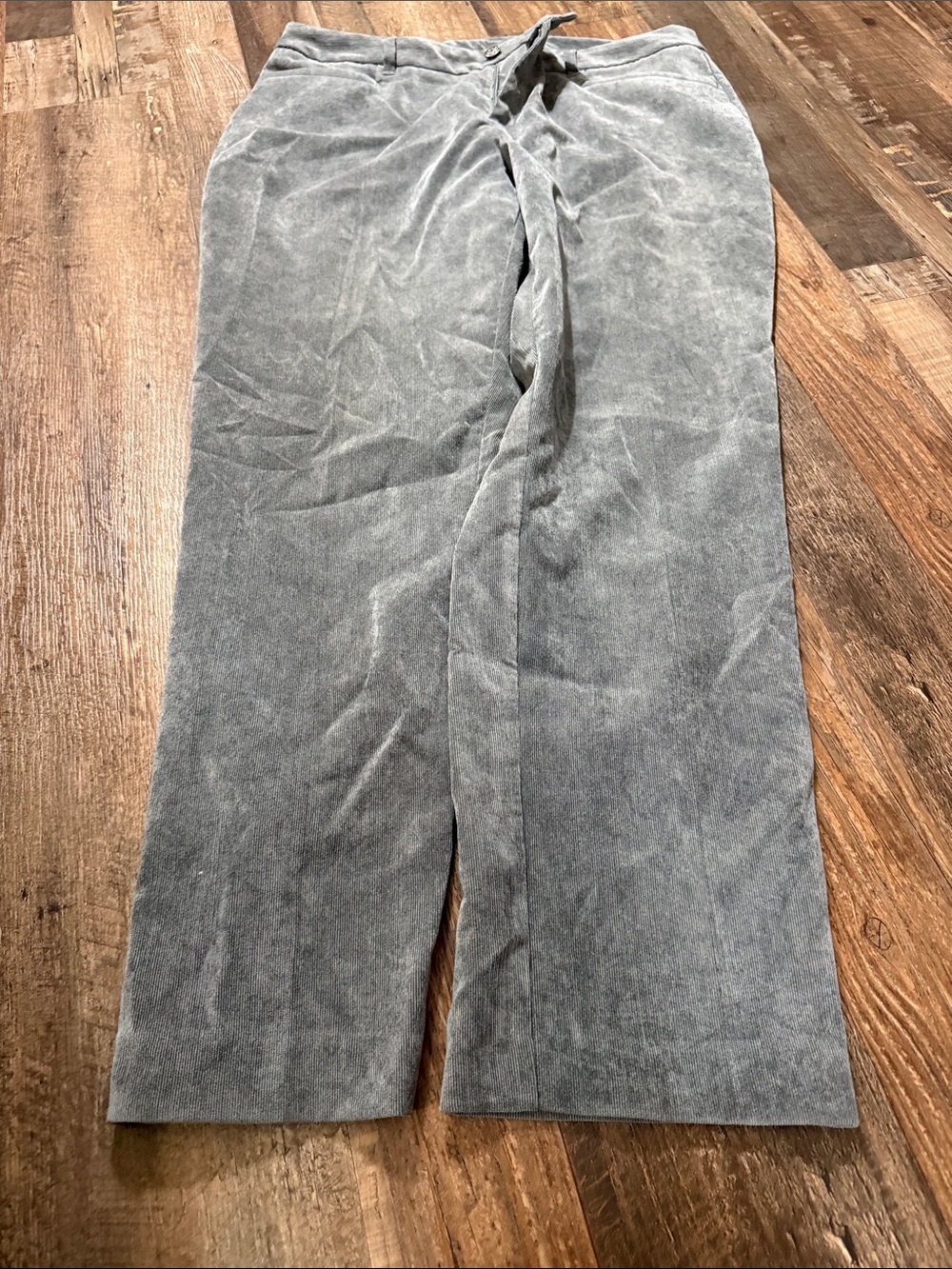 Woman's Gray Corduroy Pants